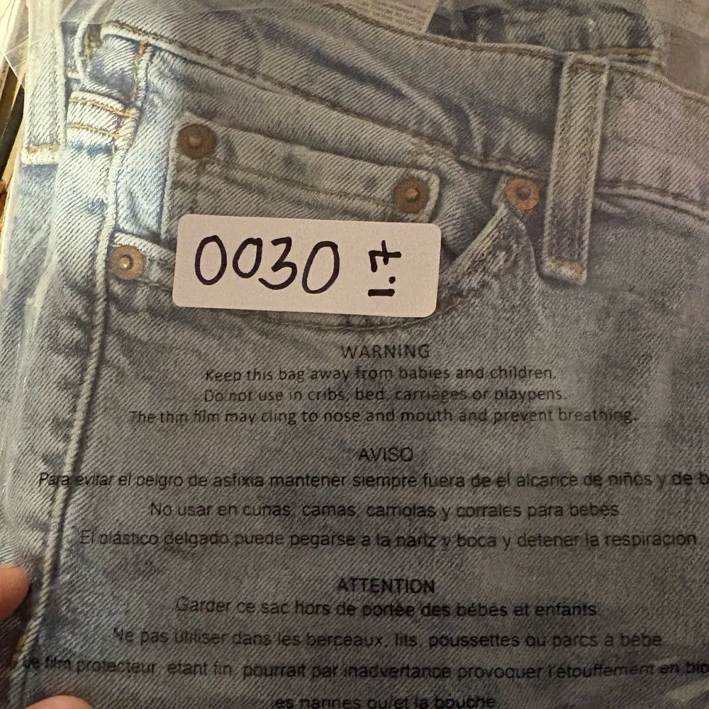 Levi's 511 Slim Fit Jeans Men W30 L30‎ Light Wash Distressed Ripped Stretch Den